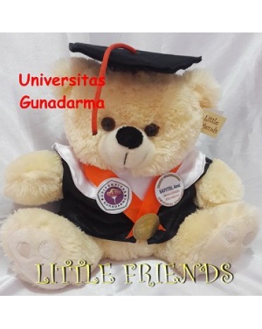 Boneka Wisuda Universitas Gunadarma - Diploma (30 cm)